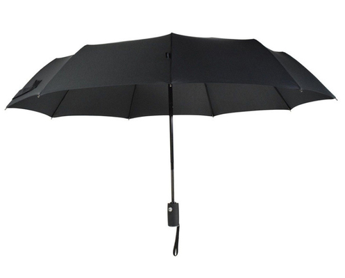 Paraguas plegable de la prenda impermeable 3 plegables automáticos llenos de los paneles del paraguas 9