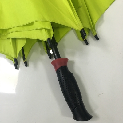 Marco abierto auto de la fibra de vidrio del paraguas del golf de la manija de goma de 30 pulgadas