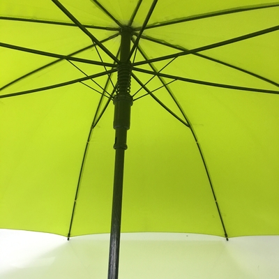 Marco abierto auto de la fibra de vidrio del paraguas del golf de la manija de goma de 30 pulgadas