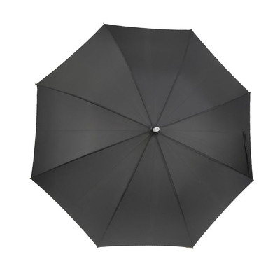 Tamaño estándar Manual Paraguas de eje abierto LED con marco a prueba de viento