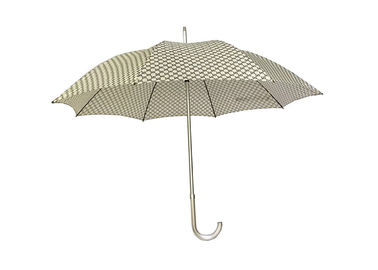 Diámetro abierto de aluminio modificado para requisitos particulares el 100-103cm de la tela del poliéster/de la pongis del paraguas