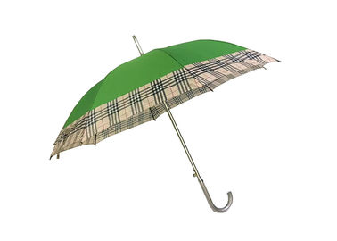 Paraguas de aluminio de la pongis del hueso, relámpago a prueba de herrumbre del paraguas autoabrible resistente