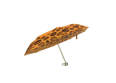Mini paraguas fuerte de tres dobleces, diseño modificado para requisitos particulares paraguas plegable del golf