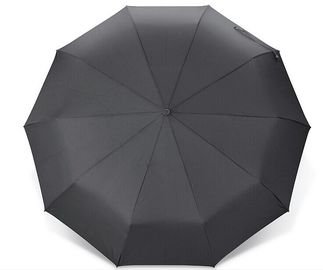 Paraguas negro del palillo, mini paraguas para la tela reciclada RPET ambiental del viaje