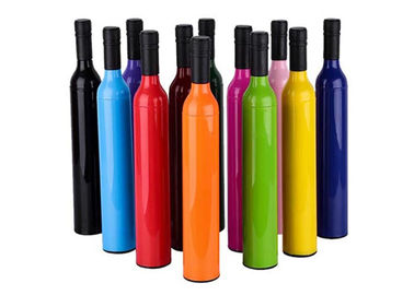 Prevención impresa logotipo rico plegable del color del paraguas de la botella de vino del goteo del agua del regalo