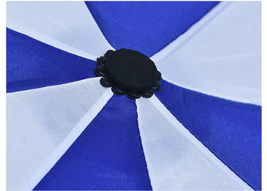 Diseño modificado para requisitos particulares manija compacta automática grande de EVA de la capa doble del paraguas del golf