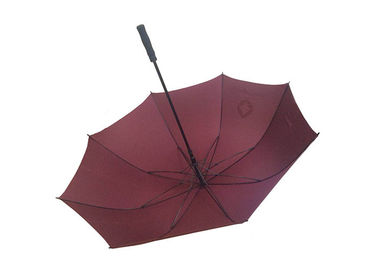 Diseño modificado para requisitos particulares paraguas enorme a prueba de viento del logotipo del golf para los fuertes vientos de las tormentas