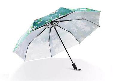 Paraguas fresco del doblez del doble de los hombres y de las mujeres del paraguas automático del viaje de 21 pulgadas pequeño