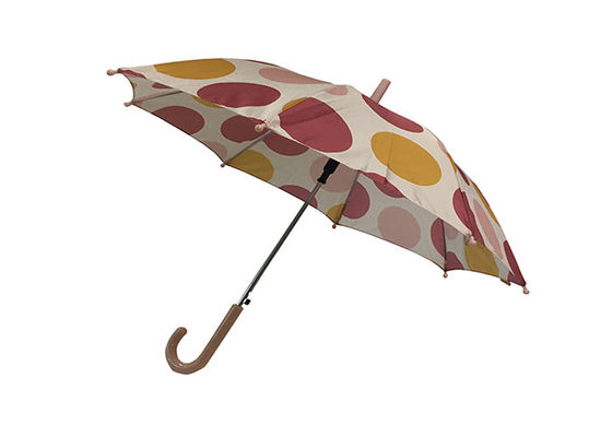 Paraguas abierto automático del tamaño del niño de la tela de la pongis del diámetro los 73cm