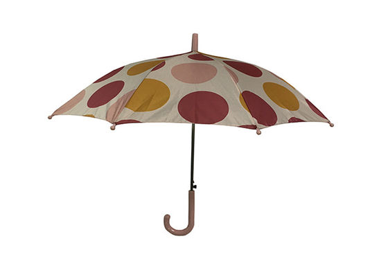 Paraguas abierto automático del tamaño del niño de la tela de la pongis del diámetro los 73cm