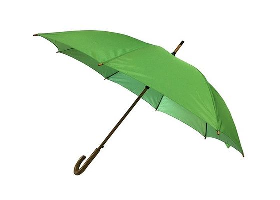 23 paraguas de madera de la manija de la tela de la pongis de la pulgada de diámetro 102cm