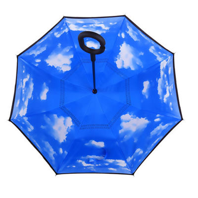 Paraguas invertido reverso al revés de la manija plástica del SGS