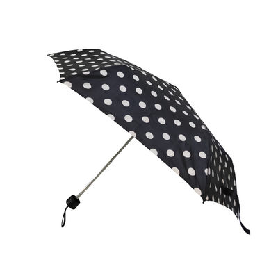 El metal al aire libre provee de costillas el paraguas plegable modificado para requisitos particulares del poliéster