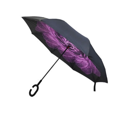 Paraguas invertido reverso doble del diámetro el 103cm de la capa