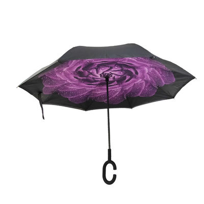 Paraguas invertido reverso doble del diámetro el 103cm de la capa