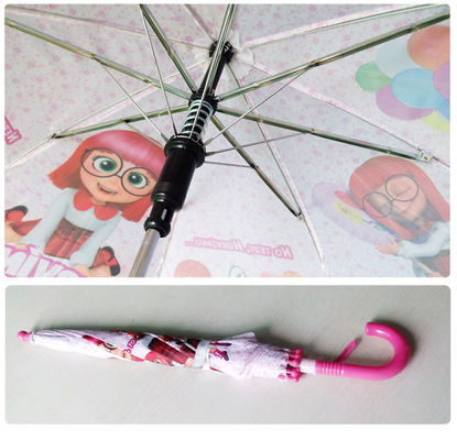 El paraguas plegable de los niños a prueba de viento del modelo de la historieta de BSCI