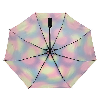 La fibra de vidrio doble provee de costillas el paraguas plegable del diámetro los 93cm