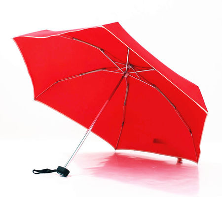 Paraguas a prueba de viento plegable del color sólido para los hombres