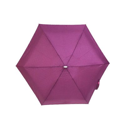 Paraguas del doblez del manual 5 del peso ligero los 90cm con el bolso portátil