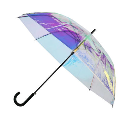 Paraguas olográfico abierto auto de Mylar Magicbrella POE