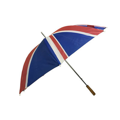 La bandera BRITÁNICA imprimió los paraguas promocionales del golf del tejido de poliester