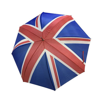 La bandera BRITÁNICA imprimió los paraguas promocionales del golf del tejido de poliester
