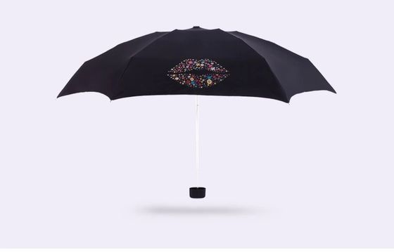 Paraguas plegable impermeable tamaño pequeño para las mujeres