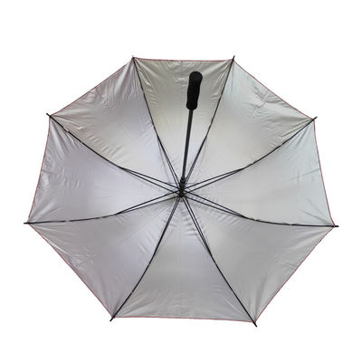 Capa de plata 	Paraguas semi automático de la pongis 190T 27 pulgadas