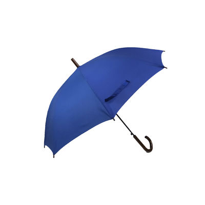 Manija de la curva que imprime el azul recto promocional de la pulgada 8K del paraguas 23 de las costillas del metal