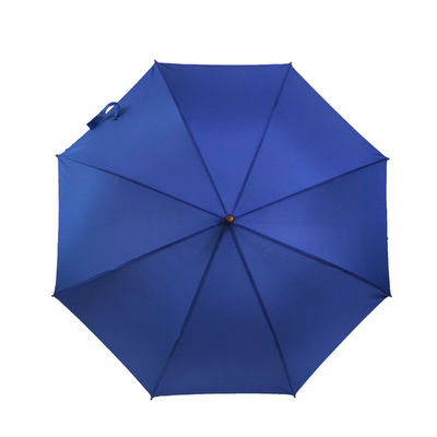 Manija de la curva que imprime el azul recto promocional de la pulgada 8K del paraguas 23 de las costillas del metal
