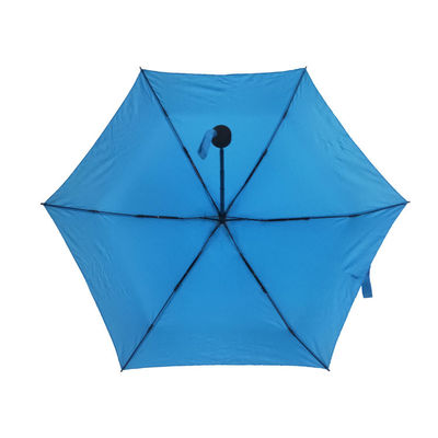 BSCI certifican 19 pulgadas 6 de los paneles cinco de paraguas del doblez a prueba de viento