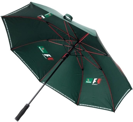 manual EVA Handle Fiberglass Ribs Umbrella abierta del 130cm