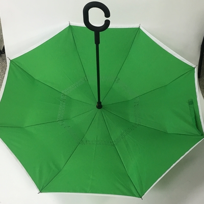 Paraguas cercano de la capa doble 190T del revés libre AZO del poliéster