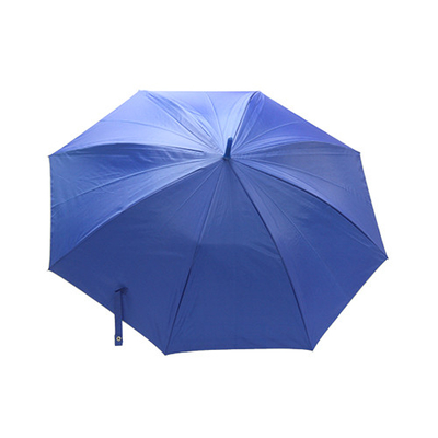 Paraguas de capa ULTRAVIOLETA de la tela de la pongis del color de encargo con la manija de J