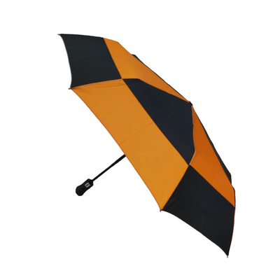 Paraguas ULTRAVIOLETA a prueba de viento impreso del toldo del doble de la pongis de la protección