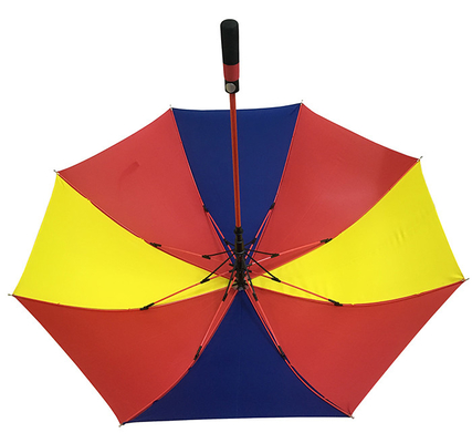 paraguas del color del arco iris de la pongis 190T del 130cm con las costillas de la fibra de vidrio