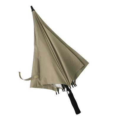 Paraguas del golf de la pongis del diámetro del 130CM con la capa ULTRAVIOLETA