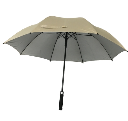 Paraguas del golf de la pongis del diámetro del 130CM con la capa ULTRAVIOLETA