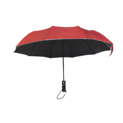 La pongis de capa negra 3 de 10 costillas dobla el paraguas automático con para hombre