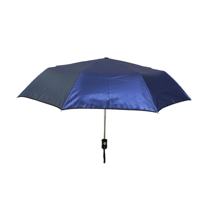 Paraguas plegable automático a prueba de viento del poliéster del OEM 190T para el negocio