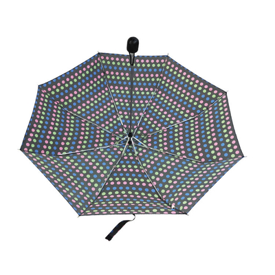 Paraguas plegable de la pongis 3 abiertos manuales con Tote Bag