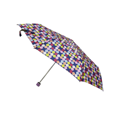 La pongis de impresión a todo color 190T Mini Ladies Folding Umbrella TUV aprobó