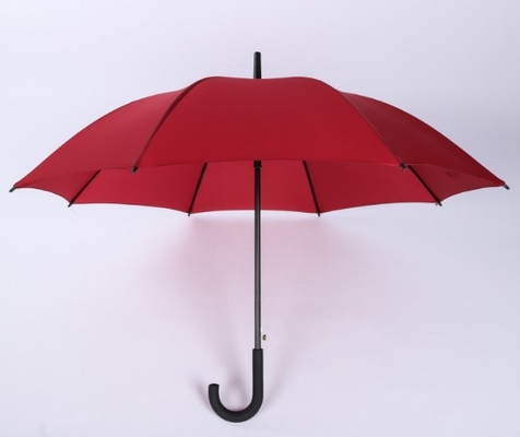 Paraguas del color sólido de la pongis del diámetro el 105CM RPET