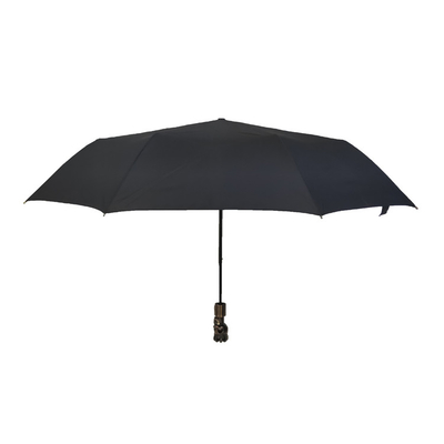 Paraguas a prueba de viento plegable de la pongis 3 abiertos y cercanos autos con la manija del cráneo