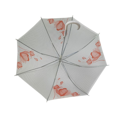 Digitaces que imprimen el paraguas recto a prueba de viento de las señoras