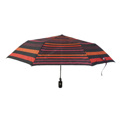 Paraguas a prueba de viento plegable cercano abierto auto de la raya de la pongis