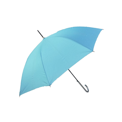 Paraguas impermeable recto de la pongis del OEM con la manija de aluminio