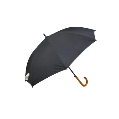 Paraguas abierto auto de la prenda impermeable de madera de la manija de la capa doble