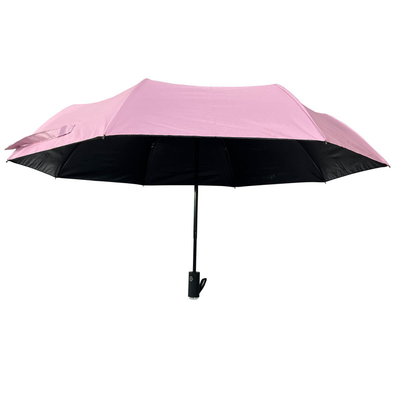 Paraguas plegable 3 cercanos abiertos autos de UPF 30 con ennegrecer la capa ULTRAVIOLETA