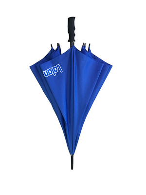 Pequeño paraguas del golf de la fibra de vidrio de la pongis abierta manual del eje